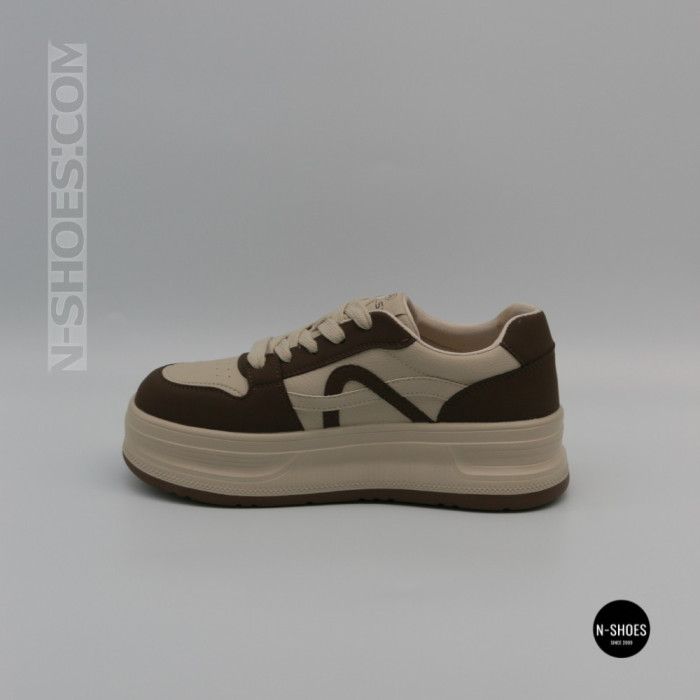 Женские кроссовки Allsy 218443 588-3 6291 Beige Coffee – комфорт на каждый день
