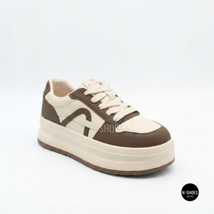 Женские кроссовки Allsy 218443 588-3 6291 Beige Coffee – комфорт на каждый день
