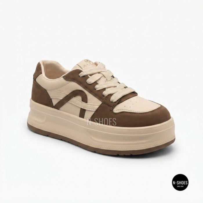 Женские кроссовки Allsy 218443 588-3 6291 Beige Coffee – комфорт на каждый день