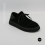 Чорні анатомічні туфлі Allsy 216245 XJ2026-149-1 Lonza 219988 6292 BLACK SUEDE з натуральної замші