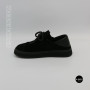 Чорні анатомічні туфлі Allsy 216245 XJ2026-149-1 Lonza 219988 6292 BLACK SUEDE з натуральної замші