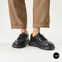 Women's Leather Platform Shoes Allsy 220131 Lonza 220132 BLACK KOGA