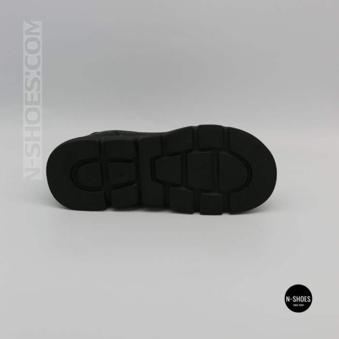 Women's Leather Platform Shoes Lonza 6294 BLACK KOGA