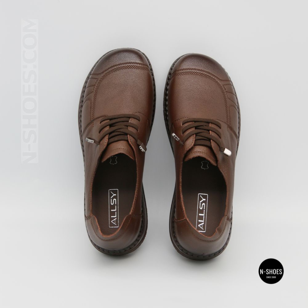 Анатомические туфли Allsy 217328 26Q1D3344-2 6296 BROWN - комфорт весь день