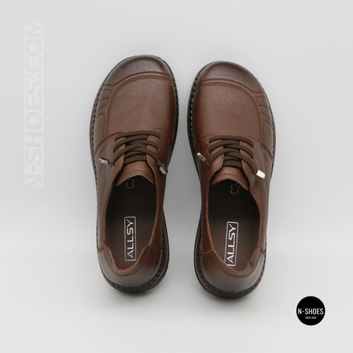 Анатомічні туфлі Allsy 217328 26Q1D3344-2 6296 BROWN - комфорт цілий день