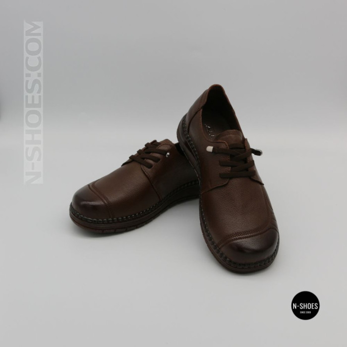 Анатомічні туфлі Allsy 217328 26Q1D3344-2 6296 BROWN - комфорт цілий день