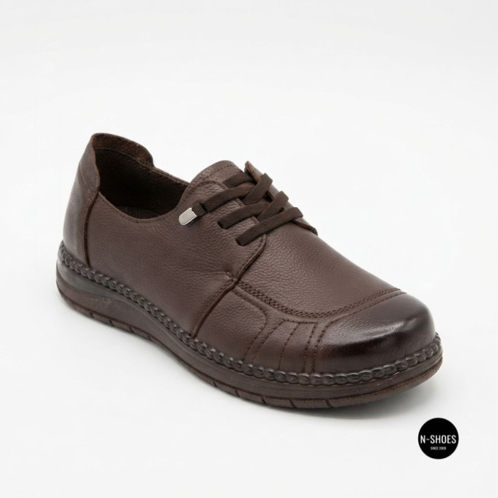 Анатомічні туфлі Allsy 217328 26Q1D3344-2 6296 BROWN - комфорт цілий день