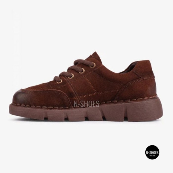 Women's Allsy 219857 86722-7 6297 Sneakers in Brown Nubuck