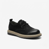 Жіночі анатомічні туфлі Allsy 219521 Z53-2508-1 6298 BLACK чоні демісезонні з натуральної шкіри комфотні