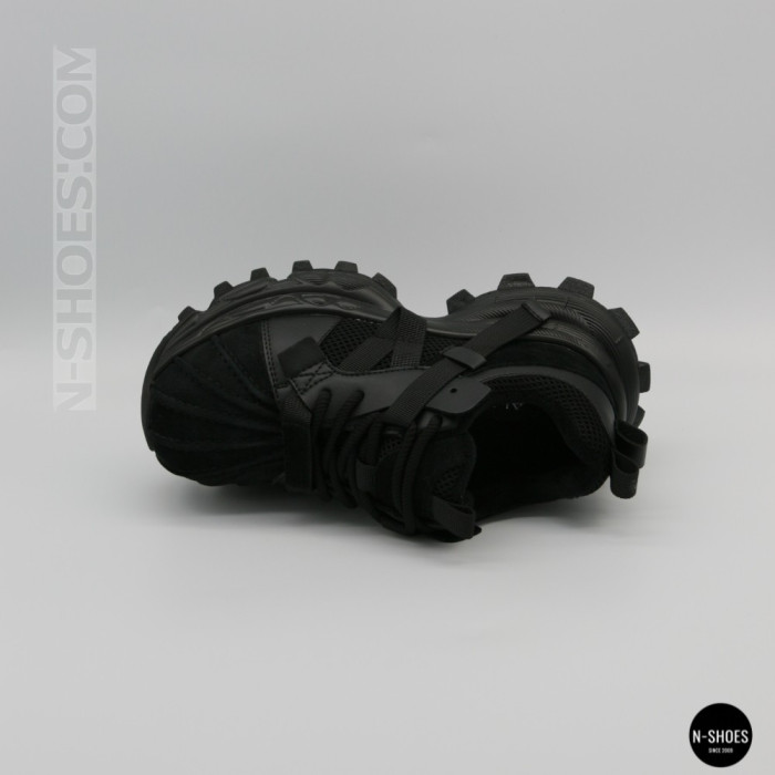 Трендовые черные кроссовки Allsy 216188 218513 Lonza 219947 6299 BLACK в стиле Balenciaga