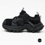 Жіночі трендові кросівки Allsy 216188 218513 66276-1-H Lonza 219947 6299 чорні в стилі Balenciaga Track