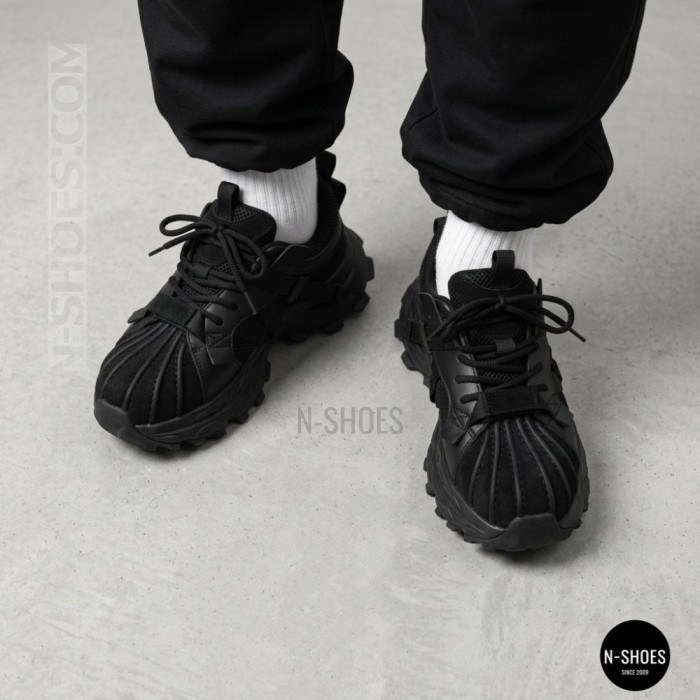 Трендовые черные кроссовки Allsy 216188 218513 Lonza 219947 6299 BLACK в стиле Balenciaga
