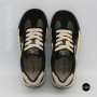 ALLSY 214794 8878-7 6300 Beige-Black Sneakers - Everyday Style