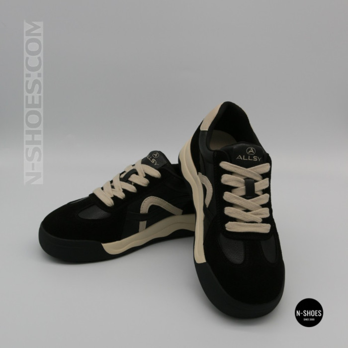 Кросівки Allsy 214794 8878-7 Lonza 219982 6300 Beige-Black - стиль на кожен день