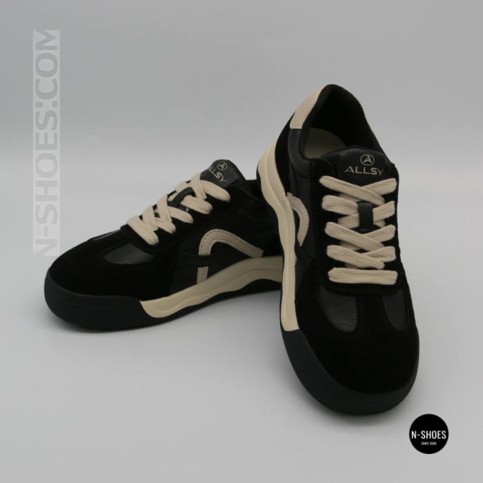 Кросівки Allsy 214794 8878-7 Lonza 219982 6300 Beige-Black - стиль на кожен день