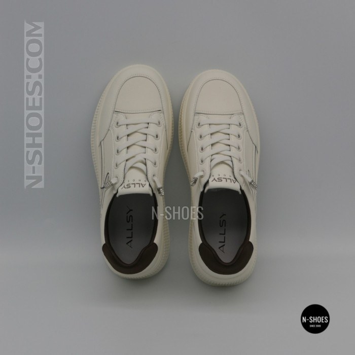 Кросівки Allsy 218829 6301 65319-1 218828 White-Brown: комфорт із натуральної шкіри