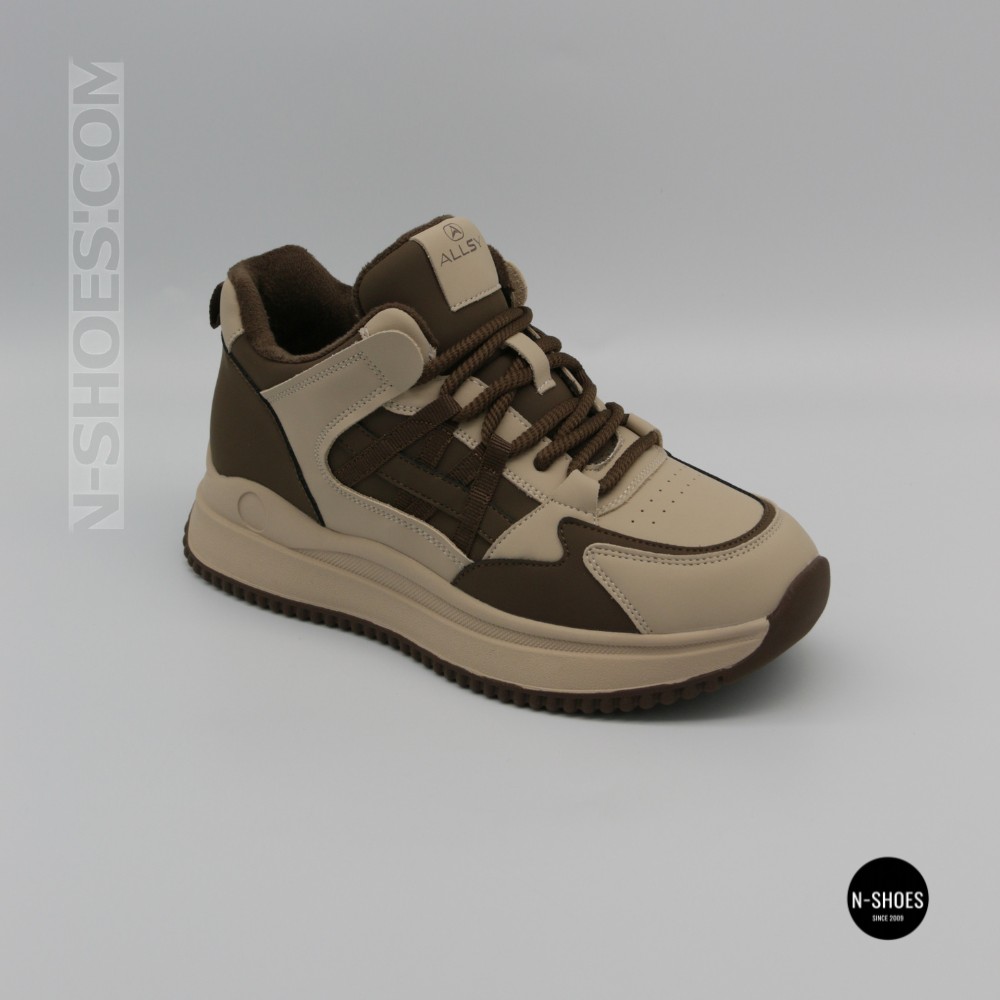 Кросівки Allsy 218452 5671A-M 6302 Coffee: стиль і комфort на кожен день