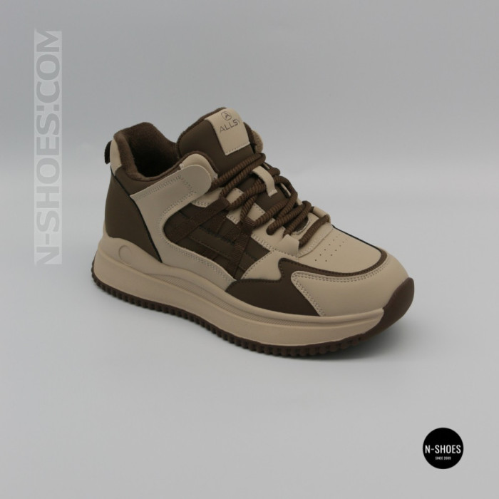 Кроссовки Allsy 218452 5671A-M 6302 Coffee: стиль и комфорт на каждый день