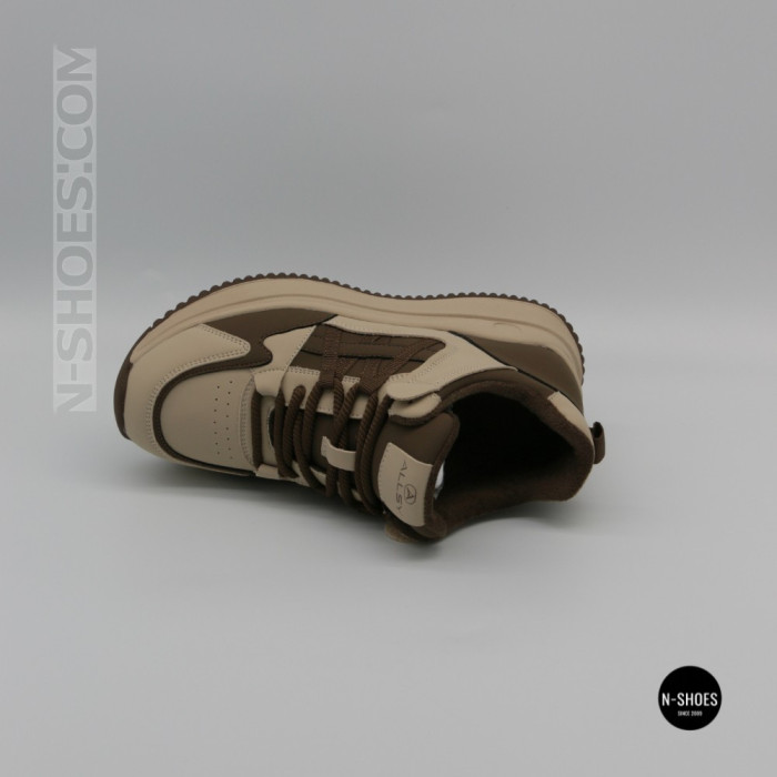 Кроссовки Allsy 218452 5671A-M 6302 Coffee: стиль и комфорт на каждый день