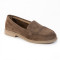 Жіночі бежеві лофери замшеві туфлі Anna Lucci 207778 DXL1157-9E 6308 BEIGE SUEDE в стилі Loro Piana Summer Walk