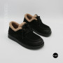 Allsy Lonza 6309 BLACK Winter Shoes with Sheepskin Trim