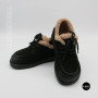 Allsy Lonza 6309 BLACK Winter Shoes with Sheepskin Trim
