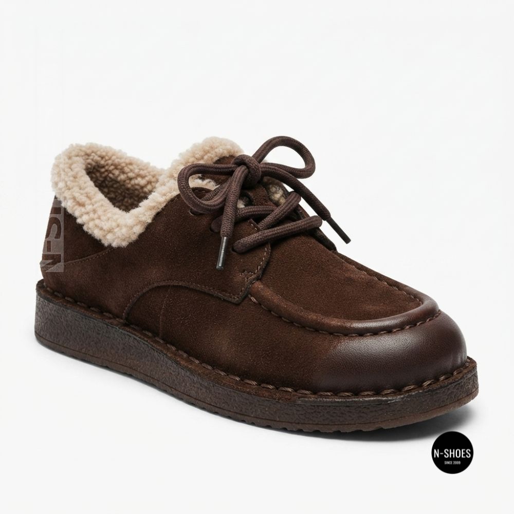 Lonza 219871 6310 BROWN: Winter Warmth in Chocolate Nubuck