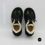 Allsy 6311 BLACK Winter Boots: Real Sheepskin Warmth