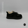 Allsy 6311 BLACK Winter Boots: Real Sheepskin Warmth