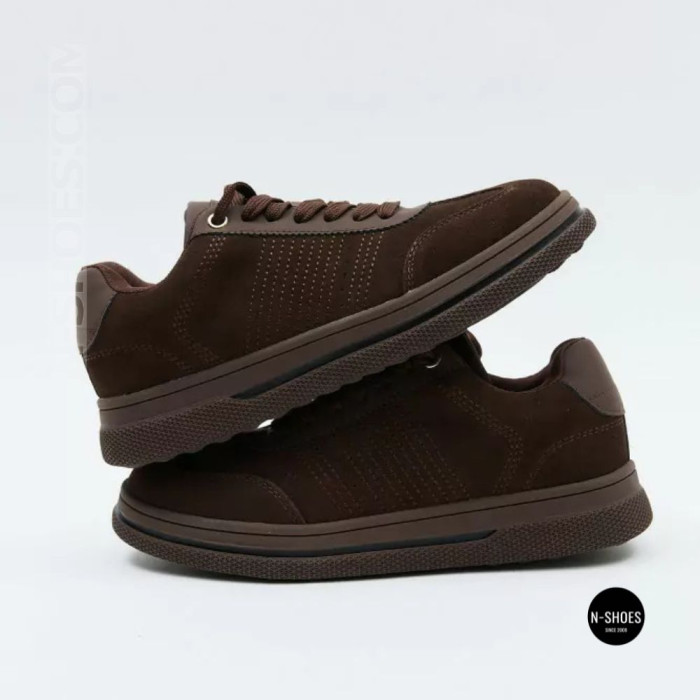 Кроссовки Allsy 217318 369-3001-18 6312 BROWN SUEDE: замша цвета какао