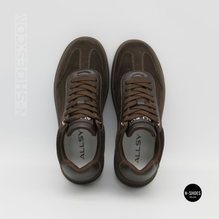 Кроссовки Allsy 217318 369-3001-18 6312 BROWN SUEDE: замша цвета какао