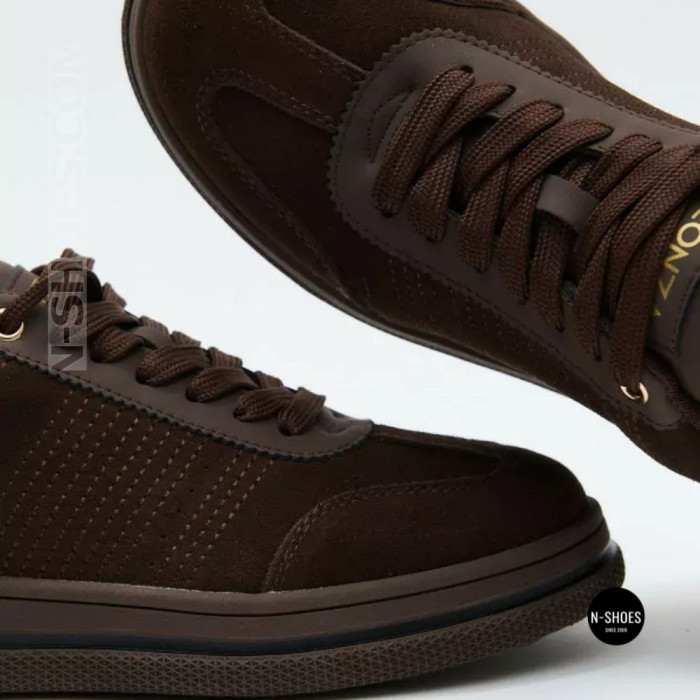Кроссовки Allsy 217318 369-3001-18 6312 BROWN SUEDE: замша цвета какао