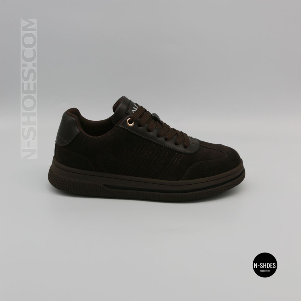 Кроссовки Allsy 217318 369-3001-18 6312 BROWN SUEDE: замша цвета какао