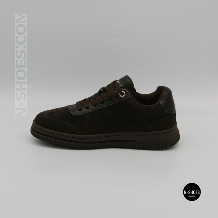 Кроссовки Allsy 217318 369-3001-18 6312 BROWN SUEDE: замша цвета какао