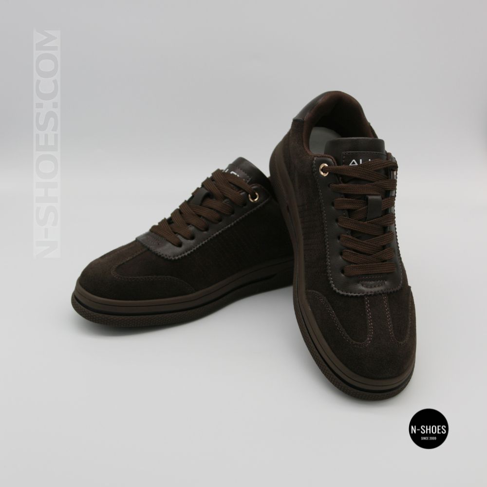 Кроссовки Allsy 217318 369-3001-18 6312 BROWN SUEDE: замша цвета какао