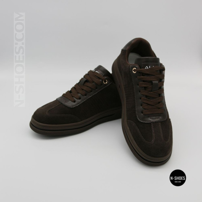 Кроссовки Allsy 217318 369-3001-18 6312 BROWN SUEDE: замша цвета какао