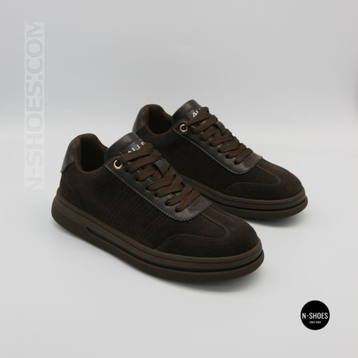 Кроссовки Allsy 217318 369-3001-18 6312 BROWN SUEDE: замша цвета какао