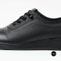 Женские туфли Allsy 216242 6313 BLACK: кожа и комфорт