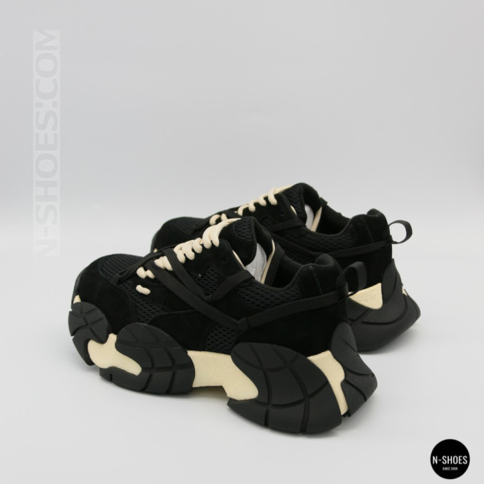 Black Women's Sneakers Allsy 214915 2602 6320 in Balmain Style