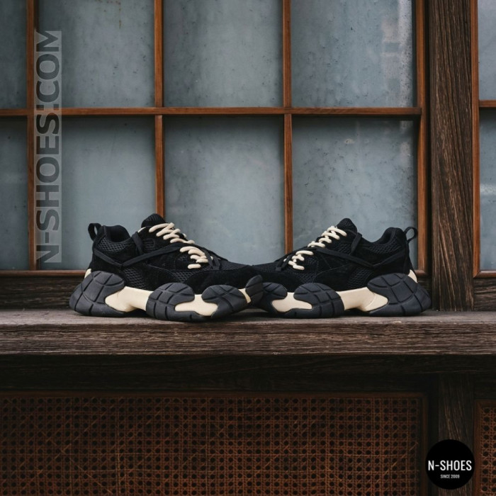 Black Women's Sneakers Allsy 214915 2602 6320 in Balmain Style