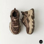 Women's ALLSY 217318 Lonza 219767 369-3001-18 26Z51R3419-2 6321 BROWN SUEDE Sneakers