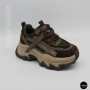 Women's ALLSY 217318 Lonza 219767 369-3001-18 26Z51R3419-2 6321 BROWN SUEDE Sneakers
