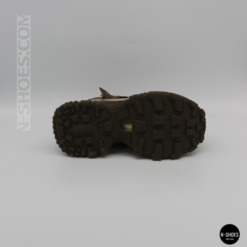 Women's ALLSY 217318 Lonza 219767 369-3001-18 26Z51R3419-2 6321 BROWN SUEDE Sneakers