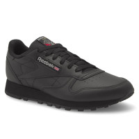 Кросівки шкіряні Reebok EU-CLASSIC LEATHER 100008497 6323 чорні з натуральної шкіри оригінальні
