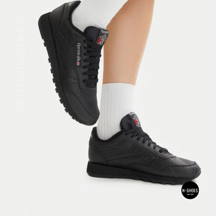 Кросівки Reebok EO-CLASSIC LEATHER 100008497 6323: чорна класика
