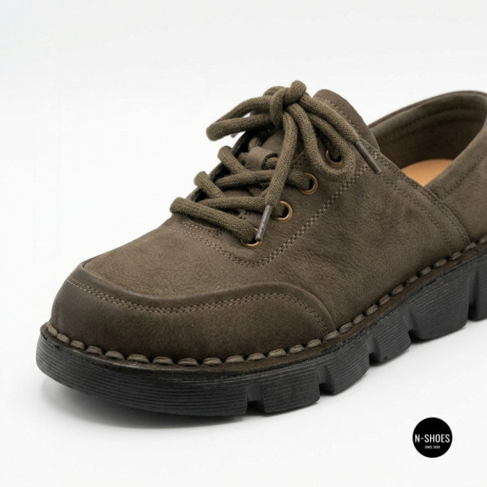 Кросівки-туфлі Allsy 220446 86777-4 Khaki Lonza 220133 6327: комфорт щодня
