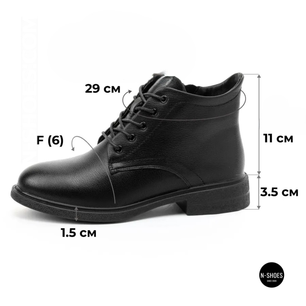 Стійкий комфорт: ботильйони Anna Lucci 218734 DX01331-37 BLACK 6328 