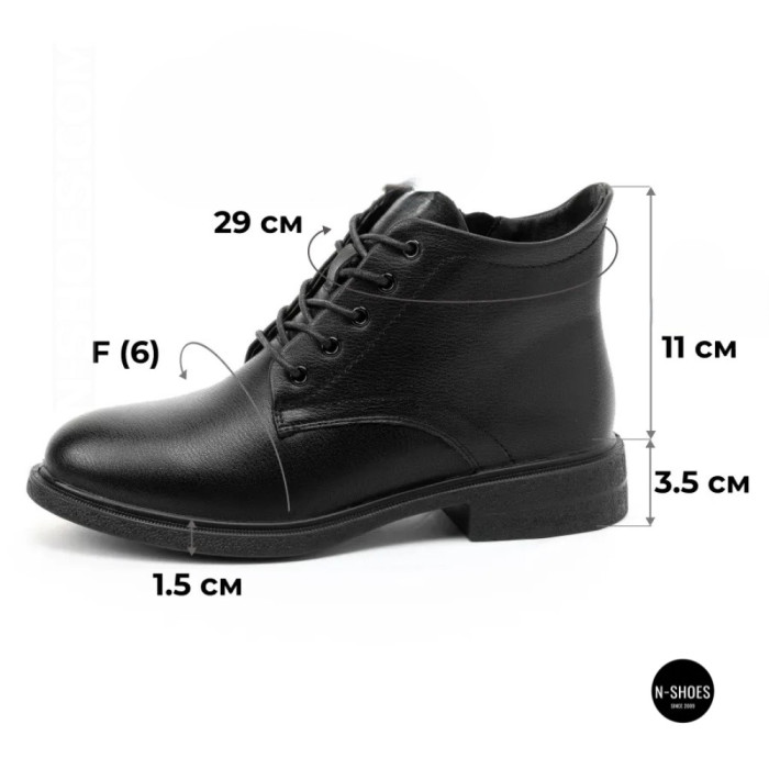 Стійкий комфорт: ботильйони Anna Lucci 218734 DX01331-37 BLACK 6328