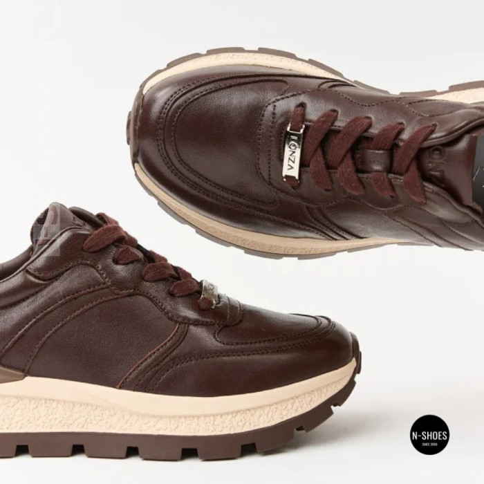 Стильні коричневі кросівки Allsy 214857 26Z65D351 9-2 BROWN Lonza 219969 6329 з