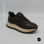 Стильні коричневі кросівки Allsy 214857 26Z65D351 9-2 BROWN Lonza 219969 6329  з натуральної шкіри